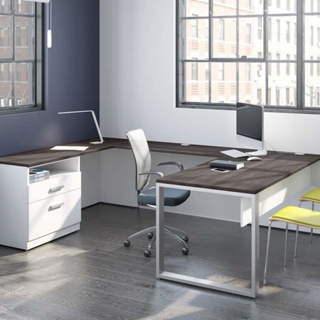 Photo of Knockout workstation by Logiflex, vue 3, available at Oburo in Montreal