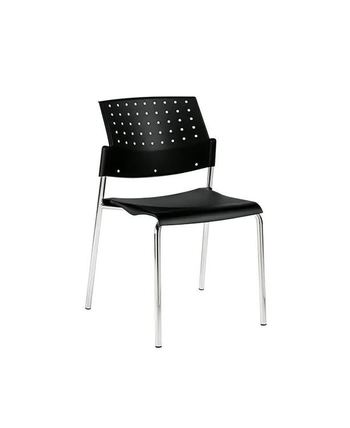 Photo of Sonic chair (6508-BLK) by Global. 85.00$ Qty:60, vue 2, available at Oburo in Montreal