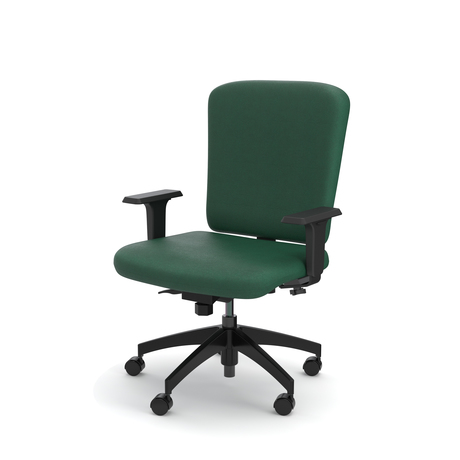 Photo of Ergonomic chair with a high backrest and a star base by ADI, vue 1, available at Oburo in Montreal