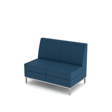 Photo of 2-seat armchair with regular profile and without armrests by ADI, vue 1, available at Oburo in Montreal