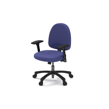 Photo of Ergonomic chair with medium backrest and increased cushioning by Bouty, vue 1, available at Oburo in Montreal