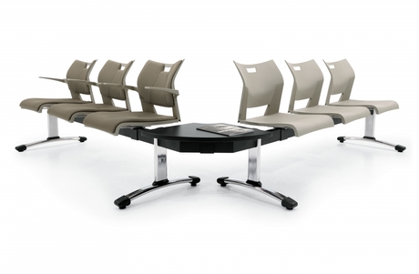 Photo of Duet Beam Seating by Global, vue 1, available at Oburo in Montreal