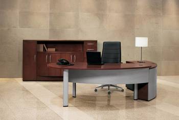 Photo of Custom Desking by Global, vue 5, available at Oburo in Montreal