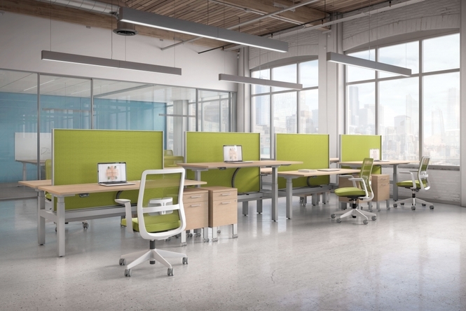 Photo of FreeFit Credenzas & Cube Pedestals by Global, vue 5, available at Oburo in Montreal