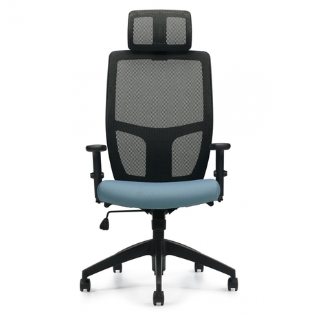 Photo of Format | High Back Synchro-Tilter with Adjustable Headrest, vue 1, available at Oburo in Montreal