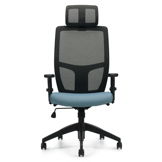 Photo of Format | High Back Synchro-Tilter with Adjustable Headrest, vue 1, available at Oburo in Montreal
