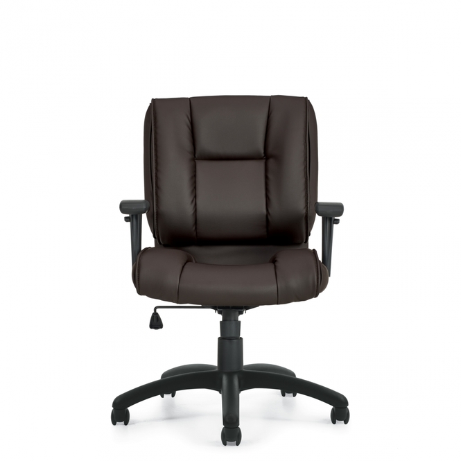 Photo de Ashmont | Fauteuil de direction basculant à dossier moyen, vue 1, disponible chez Oburo à Montréal