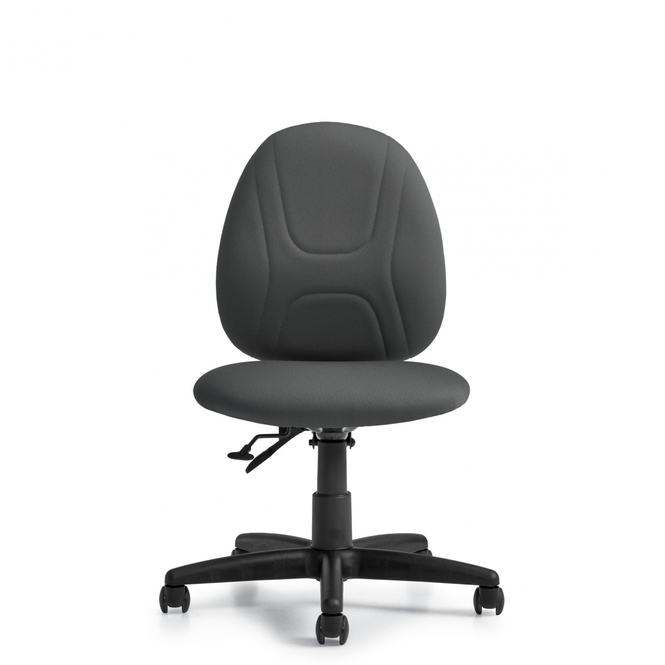 Photo de Beta | Fauteuil fonctionnel sans accoudoirs à dossier posture haut, vue 1, disponible chez Oburo à Montréal