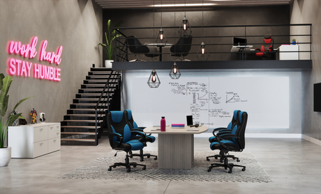 Photo of Brighton FX | High Back Tilter with Headrest, vue 2, available at Oburo in Montreal