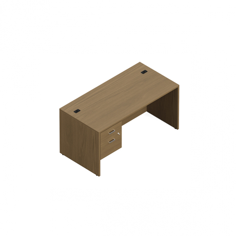 Photo de Newland | Bureau à un caisson - 60 po L x 30 po P, vue 1, disponible chez Oburo à Montréal