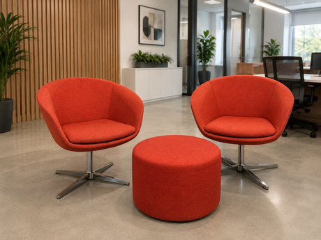 Photo de Fauteuil lounge pivotant – Usagé Steelcase, vue 1, disponible chez Oburo à Montréal