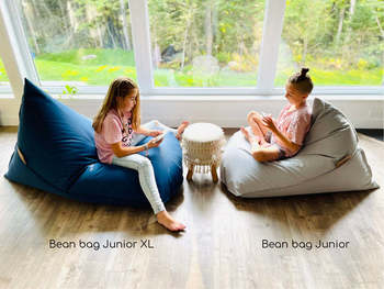 Photo of junior-bean-bag-purple gallery image 5. Gallery 6. Details at Oburo, your expert in office, medical clinic and classroom furniture in Montreal.