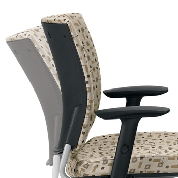 Photo of graphic-multi-tasking-chair-by-global gallery image 7. Gallery 8. Details at Oburo, your expert in office, medical clinic and classroom furniture in Montreal.