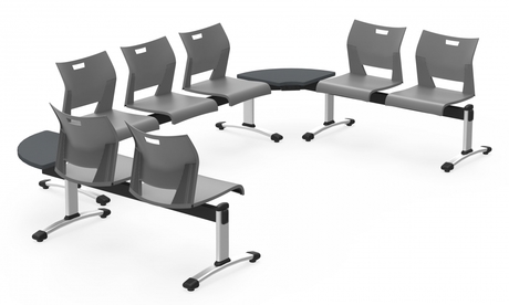 Photo of duet-beam-seating-by-global gallery image 9. Gallery 7. Details at Oburo, your expert in office, medical clinic and classroom furniture in Montreal.