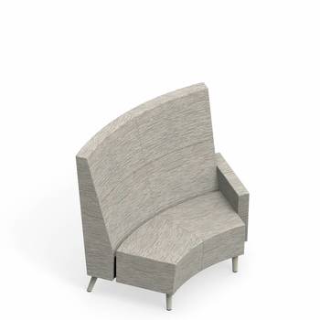 Photo of river-lounge-armchair-by-global gallery image 12. Gallery 104. Details at Oburo, your expert in office, medical clinic and classroom furniture in Montreal.