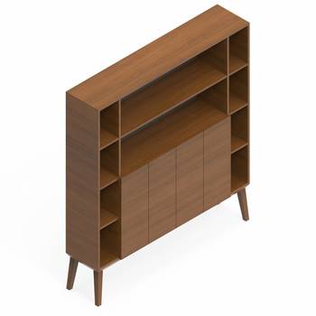 Photo of corby-bookcases-by-global gallery image 31. Gallery 67. Details at Oburo, your expert in office, medical clinic and classroom furniture in Montreal.