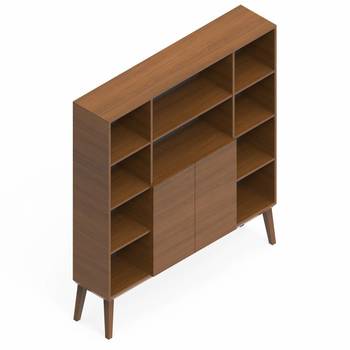 Photo of corby-bookcases-by-global gallery image 29. Gallery 69. Details at Oburo, your expert in office, medical clinic and classroom furniture in Montreal.
