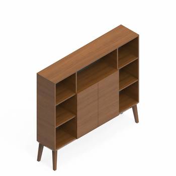 Photo of corby-bookcases-by-global gallery image 37. Gallery 61. Details at Oburo, your expert in office, medical clinic and classroom furniture in Montreal.