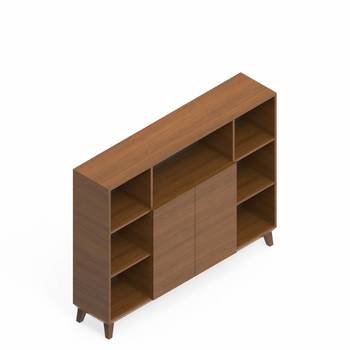 Photo of corby-bookcases-by-global gallery image 36. Gallery 62. Details at Oburo, your expert in office, medical clinic and classroom furniture in Montreal.