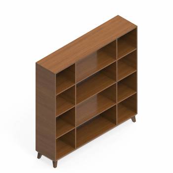Photo of corby-bookcases-by-global gallery image 19. Gallery 79. Details at Oburo, your expert in office, medical clinic and classroom furniture in Montreal.