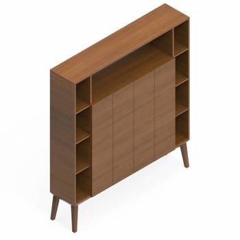 Photo of corby-bookcases-by-global gallery image 27. Gallery 71. Details at Oburo, your expert in office, medical clinic and classroom furniture in Montreal.