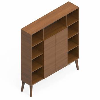 Photo of corby-bookcases-by-global gallery image 25. Gallery 73. Details at Oburo, your expert in office, medical clinic and classroom furniture in Montreal.
