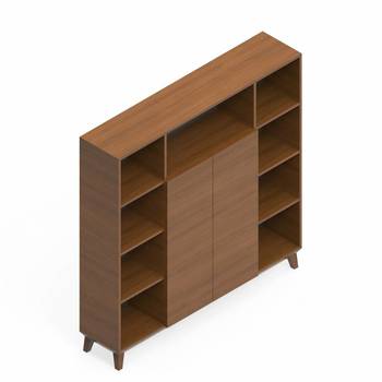 Photo of corby-bookcases-by-global gallery image 24. Gallery 74. Details at Oburo, your expert in office, medical clinic and classroom furniture in Montreal.