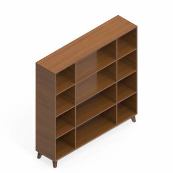 Photo of corby-bookcases-by-global gallery image 13. Gallery 85. Details at Oburo, your expert in office, medical clinic and classroom furniture in Montreal.