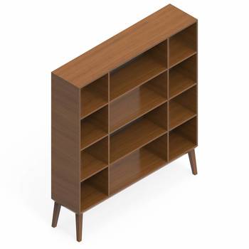Photo of corby-bookcases-by-global gallery image 16. Gallery 82. Details at Oburo, your expert in office, medical clinic and classroom furniture in Montreal.