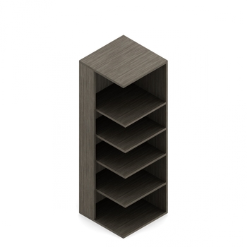 Photo of zira-end-shelves-by-global gallery image 26. Gallery 21. Details at Oburo, your expert in office, medical clinic and classroom furniture in Montreal.