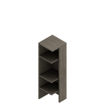 Photo of zira-end-shelves-by-global gallery image 1. Gallery 46. Details at Oburo, your expert in office, medical clinic and classroom furniture in Montreal.