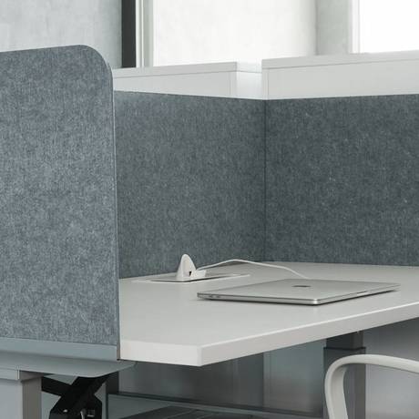 Photo of freefit-table-dividers-by-global gallery image 2. Gallery 74. Details at Oburo, your expert in office, medical clinic and classroom furniture in Montreal.