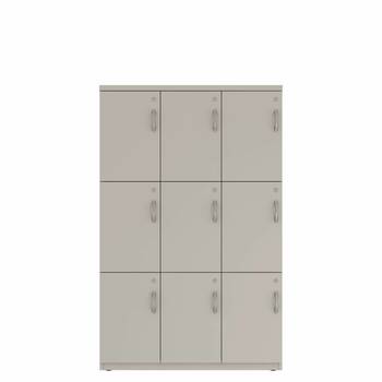 Photo of prime-lockers-65-6-high-by-global gallery image 22. Gallery 91. Details at Oburo, your expert in office, medical clinic and classroom furniture in Montreal.