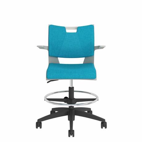 Photo of duet-visitors-chair-by-global gallery image 93. Gallery 23. Details at Oburo, your expert in office, medical clinic and classroom furniture in Montreal.