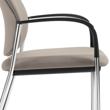 Photo of sidero-visitors-chair-by-global gallery image 3. Gallery 30. Details at Oburo, your expert in office, medical clinic and classroom furniture in Montreal.