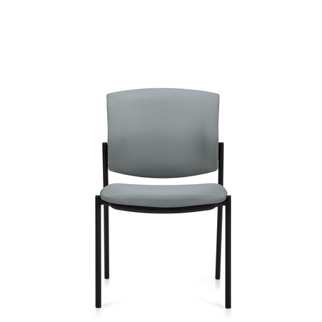 Photo of ibex-upholstered-seat-back-armless-guest-chair gallery image 6. Gallery 1. Details at Oburo, your expert in office, medical clinic and classroom furniture in Montreal.