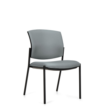 Photo of ibex-upholstered-seat-back-armless-guest-chair gallery image 5. Gallery 2. Details at Oburo, your expert in office, medical clinic and classroom furniture in Montreal.