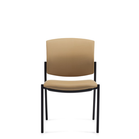 Photo of ibex-upholstered-seat-back-armless-guest-chair gallery image 3. Gallery 4. Details at Oburo, your expert in office, medical clinic and classroom furniture in Montreal.