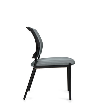 Photo of ibex-upholstered-seat-back-armless-guest-chair gallery image 4. Gallery 3. Details at Oburo, your expert in office, medical clinic and classroom furniture in Montreal.