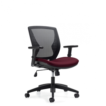 Photo of stradic-mesh-back-tilter gallery image 2. Gallery 2. Details at Oburo, your expert in office, medical clinic and classroom furniture in Montreal.
