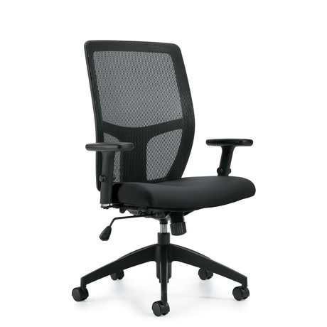 Photo of format-high-mesh-back-synchro-tilter gallery image 5. Gallery 5. Details at Oburo, your expert in office, medical clinic and classroom furniture in Montreal.