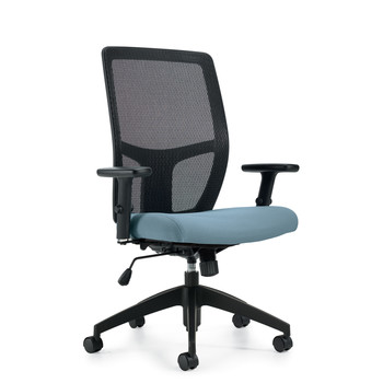 Photo of format-high-mesh-back-synchro-tilter gallery image 2. Gallery 8. Details at Oburo, your expert in office, medical clinic and classroom furniture in Montreal.