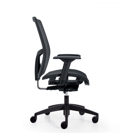 Photo de format-fauteuil-a-basculement-synchronise-avec-capteur-de-poids-assise-et-dossier-haut-en-tissu-maille image de galerie 2. Gallery 3. Tous les détails chez Oburo, expert en mobilier de bureau pour la clinique ou la salle de classe à Montréal.