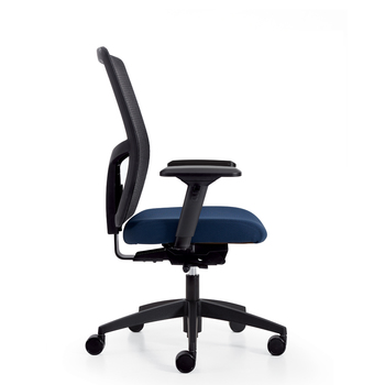 Photo of format-high-back-weight-sensing-synchro-tilter-upholstered-seat-and-mesh-back gallery image 2. Gallery 3. Details at Oburo, your expert in office, medical clinic and classroom furniture in Montreal.