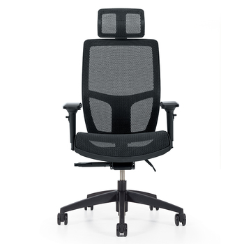 Photo of format-high-back-weight-sensing-synchro-tilter-with-headrest-mesh-seat-and-back gallery image 4. Gallery 1. Details at Oburo, your expert in office, medical clinic and classroom furniture in Montreal.