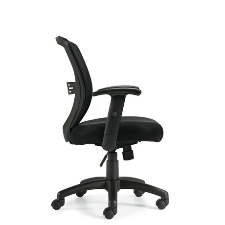 Photo of petra-mesh-back-tilter gallery image 1. Gallery 3. Details at Oburo, your expert in office, medical clinic and classroom furniture in Montreal.