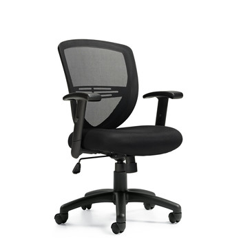 Photo of petra-mesh-back-tilter gallery image 2. Gallery 2. Details at Oburo, your expert in office, medical clinic and classroom furniture in Montreal.