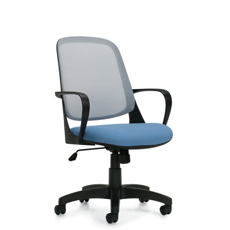 Photo of amira-medium-mesh-back-tilter gallery image 7. Gallery 2. Details at Oburo, your expert in office, medical clinic and classroom furniture in Montreal.