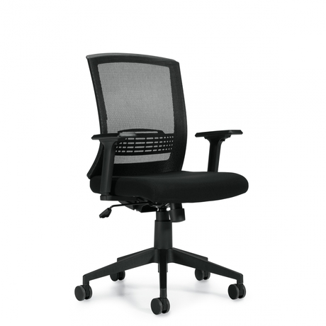 Photo of toma-mesh-back-synchro-tilter gallery image 2. Gallery 2. Details at Oburo, your expert in office, medical clinic and classroom furniture in Montreal.