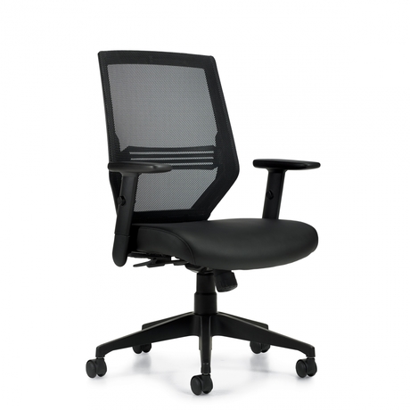 Photo of kaysee-high-back-tilter gallery image 3. Gallery 2. Details at Oburo, your expert in office, medical clinic and classroom furniture in Montreal.